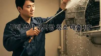 구례 상가 유리창 청소: 매출 UP! ✨